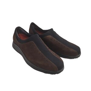 Naturalizer Brown Suede Slip On Loafers